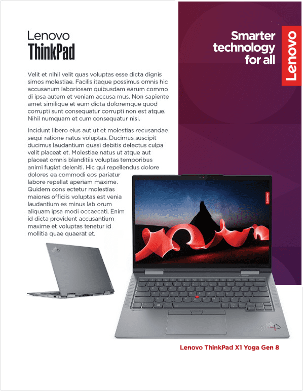 Lenovo ThinkPad press release
