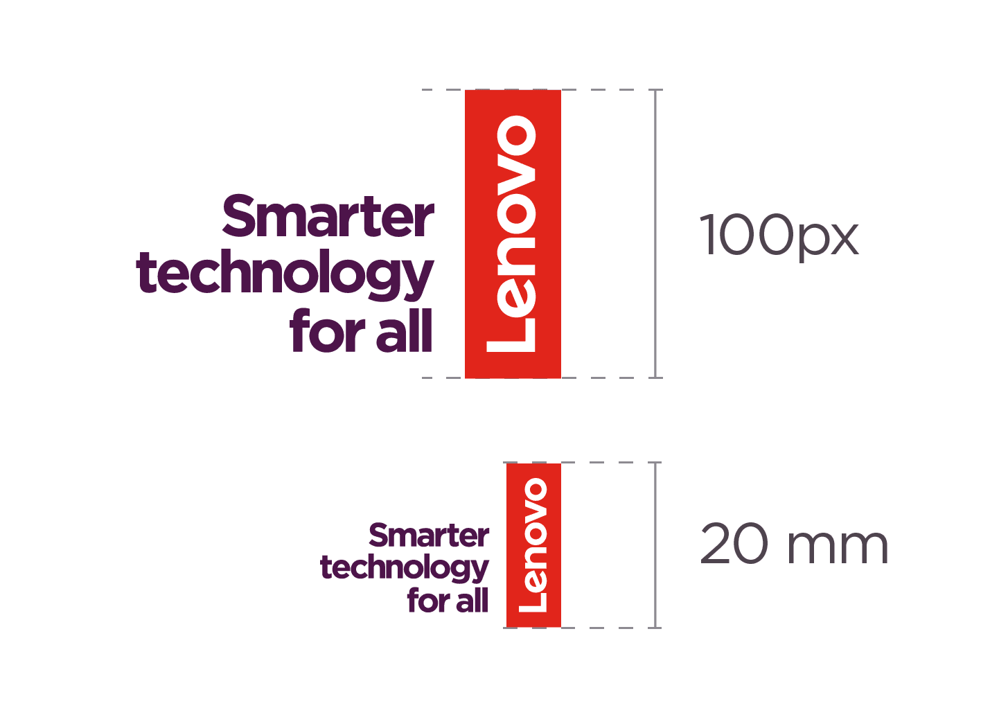 Minimum size 100px vertically and minimum size 20px vertically