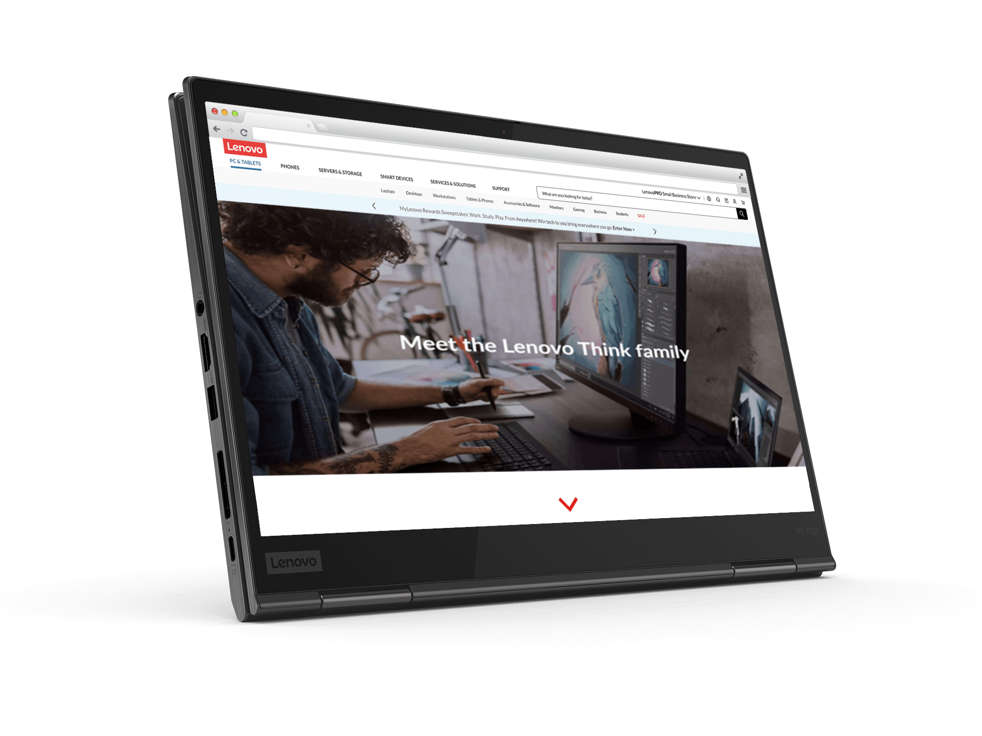 Lenovo website